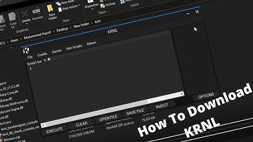 How To Download KRNL *Free Level 7 LUA executor* (can run most scripts)