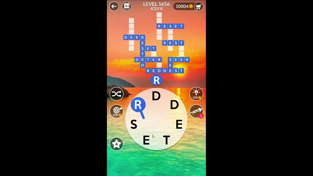 Wordscapes Level 1656 Answers - YouTube