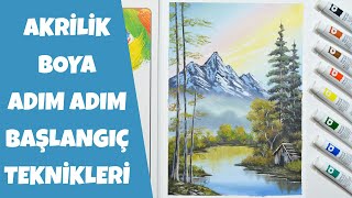 Akrilik Boyaya Nasıl Başlanır ?