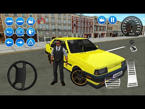 Modifiyeli Şahin (Sarı) Araba Oyunu || Sahin Drift and Car Game Simulator - Android Gameplay FHD