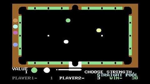 C64 Games - Billiards