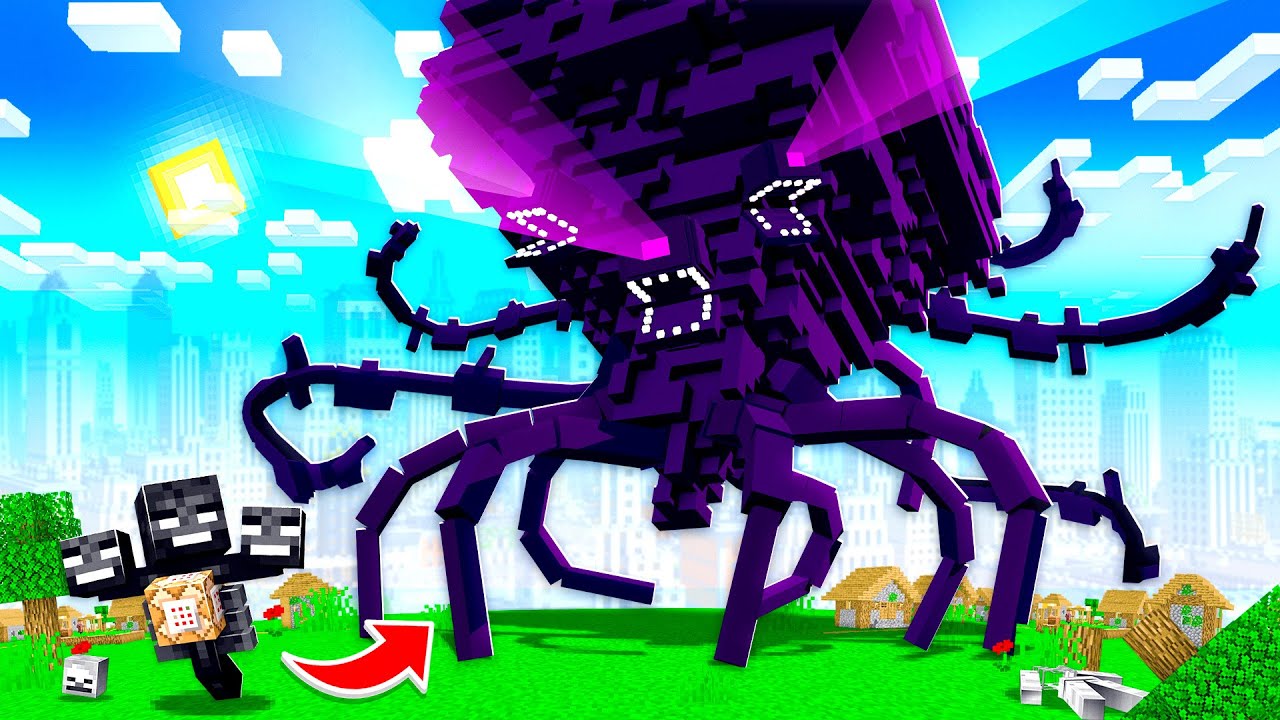 LIFE OF THE WITHER STORM MINECRAFT BOSS!! 