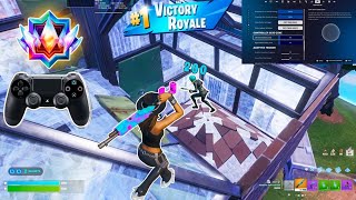 *UPDATE* Best Settings & Sensitivity on Controller ⚡ Fortnite Unreal Reload Ranked Gameplay | PS4 🎮