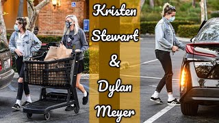 August 27 | New pictures of Kristen Stewart & Dylan Meyer | Grocery shopping in Malibu