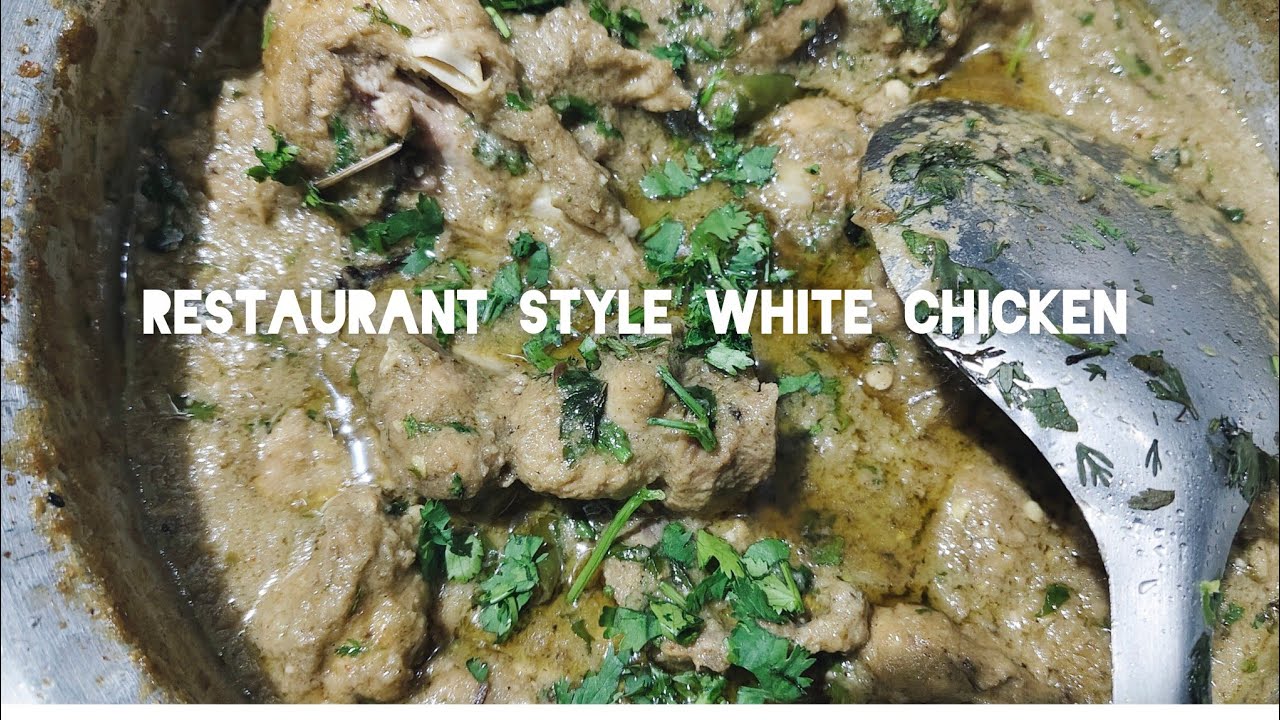 White Chicken Recipe | Creamy & Juicy White Chicken Gravy | Easy Chicken Recipe at Home, 😋