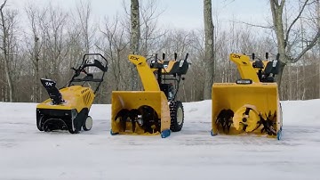 Which Snow Blower Is Better  Single Stage, 2 Stage, 3 Stage (Cub Cadet Comparison)