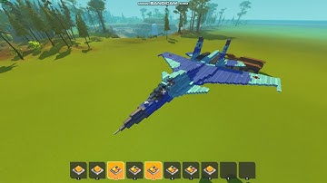 Su37 / missiles [Scrap mechanic]