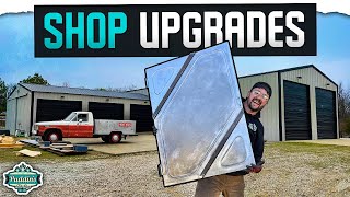 UPGRADES for the NEW SHOP! I spent too much time on this...