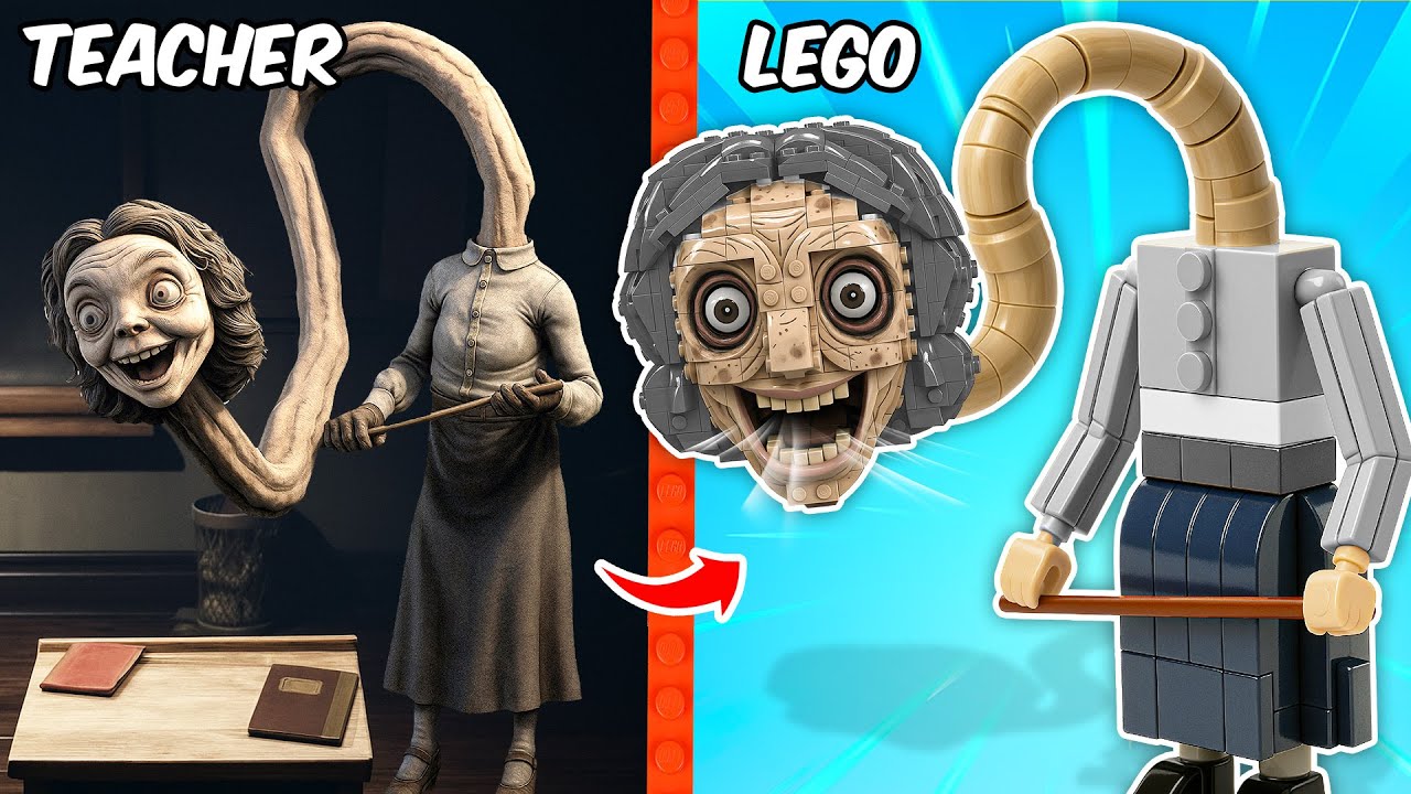 LEGO Little Nightmares 2: Ich Habe Die Gruselige Lehrer Szene Nachgebaut! AM Bricks DE