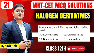 highest boiling point? | MHT-CET 2024 Questions | Chemistry Solutions | Sovind Sir