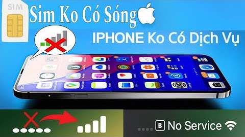 Sửa lỗi không có dịch vụ iphone 6 lock