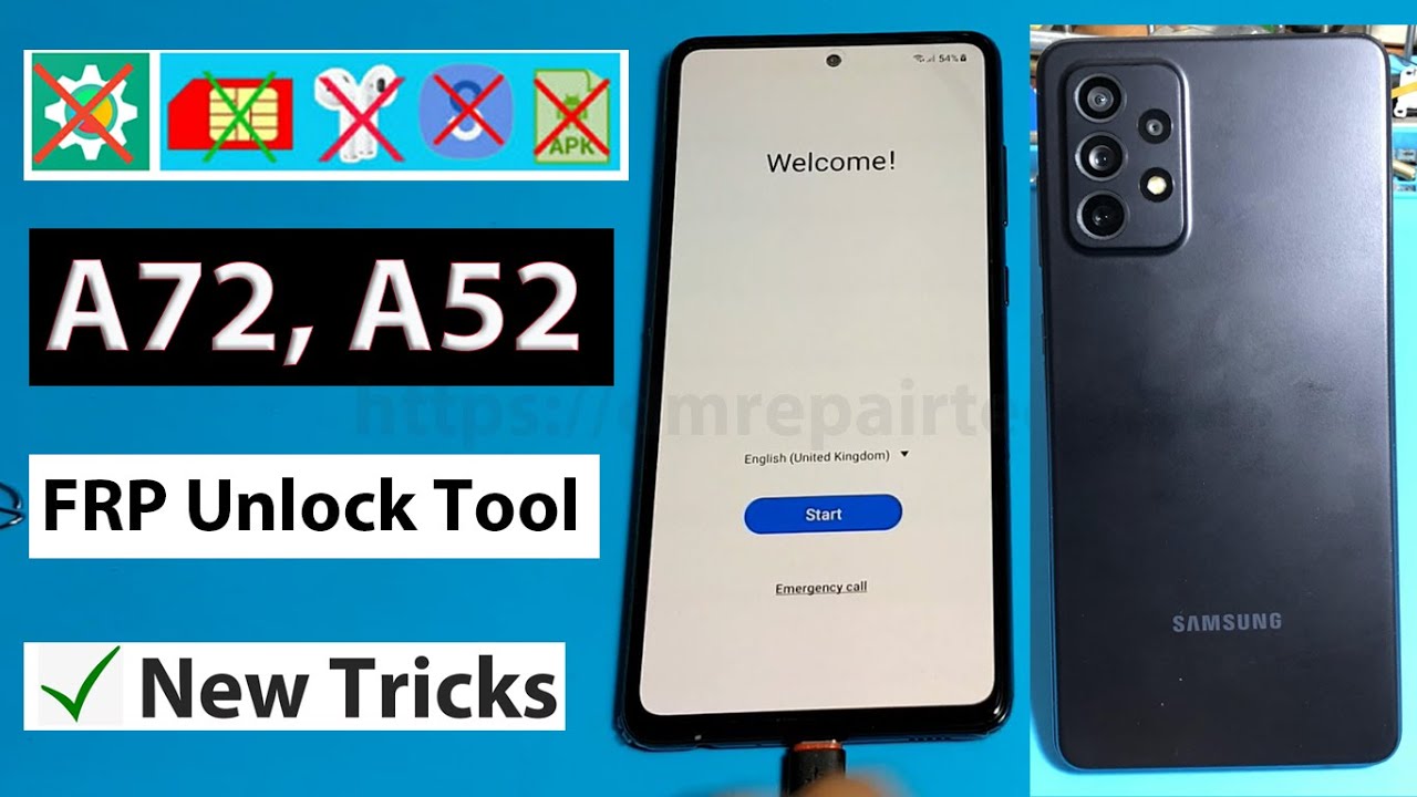 SAMSUNG A72/A52/A32 FRP Bypass Tool 2022 | Samsung A32,A52,A72,A22 FRP