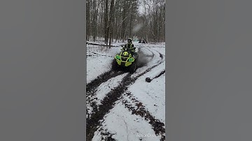 girl on canam 850 xmr full send #canam #atv #outlander #fullsend #fyp #4x4 #xmr #mud #ladydriver