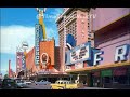 Vintage Fremont Street, Las Vegas Nevada 1950s 1960s Horseshoe Club, The Mint, Fremont Casino Hotel