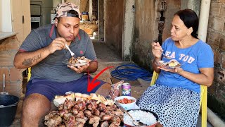 FIZ UM CHURRASCO 'ESPETINHO DE GATO' COM MENOS DE 50 REAIS ! #VLOG