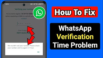 Fix Whatsapp Verification Time problem 2024 | How can I bypass WhatsApp verification time?