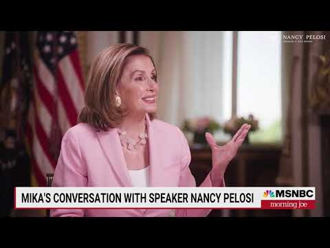 Speaker Pelosi Has a Conversation with Mika Brzezinski