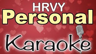 HRVY - Personal - Karaoke instrumental version with lyrics