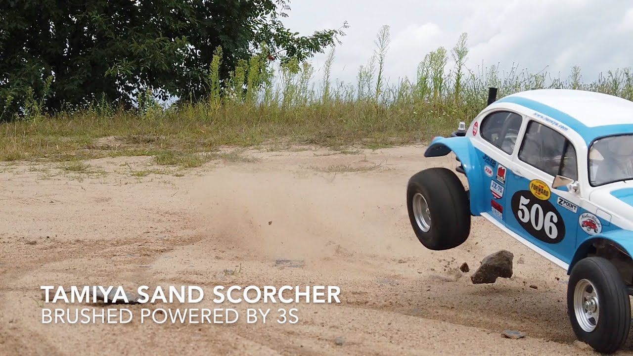 Tamiya Sand Scorcher 3s bashing // 