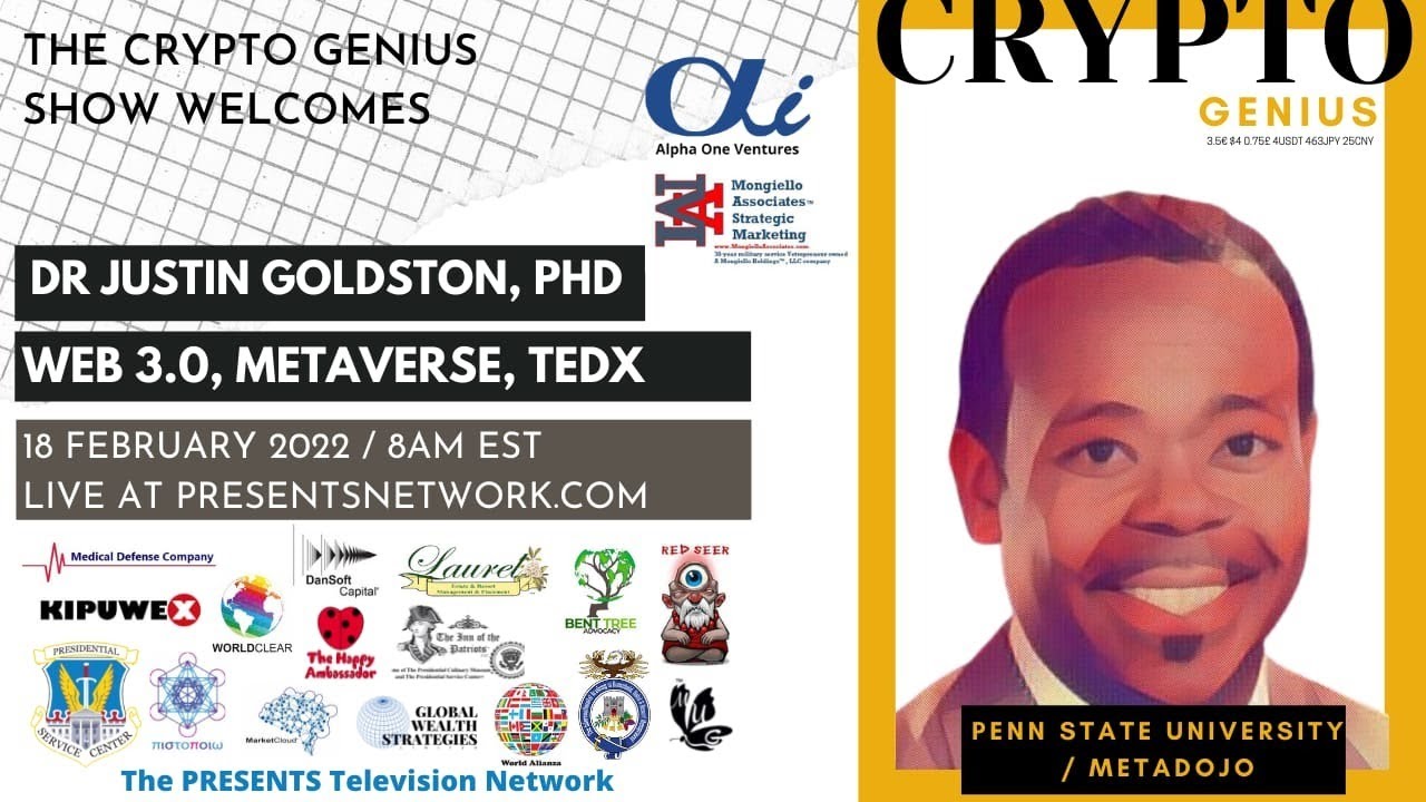 Doctor Justin Goldston from the University of Pennsylvania on the Crypto  Genius Show!