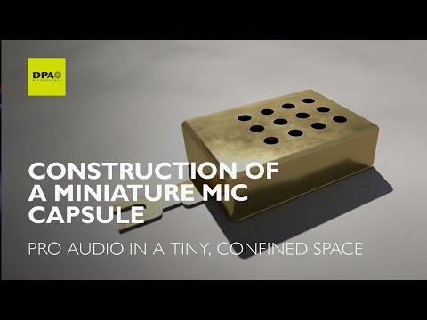 The amazing construction of a miniature microphone capsule