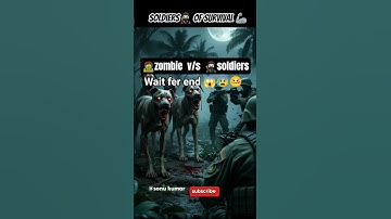 soldiers of survival | zombie dogs attack 🧟v/s🥷🏻 #zombie #sonukumar #ytshorts