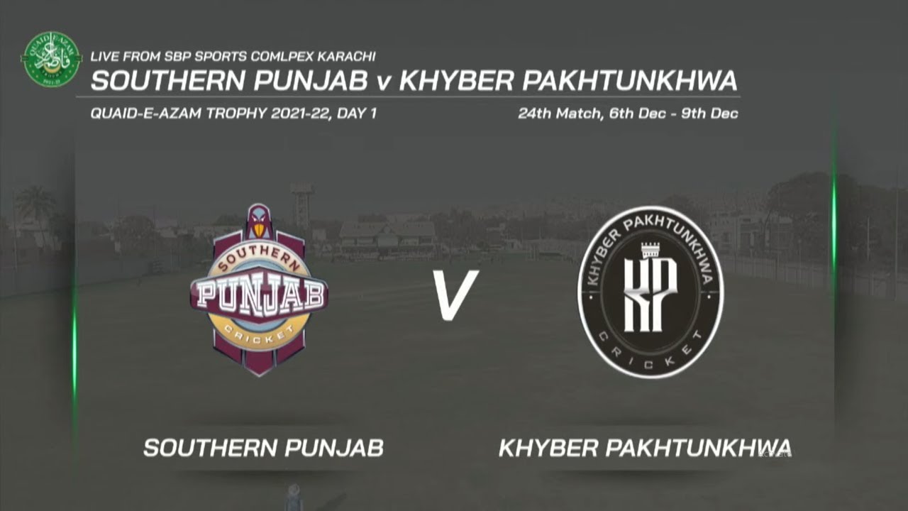 ⁣LIVE | Southern Punjab vs KP | Day 1 | Quaid e Azam Trophy 2021 | PCB