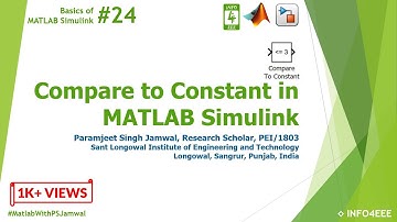 Compare To Constant in MATLAB Simulink for Switching Sequence #24