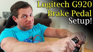 How To Correctly Setup Your Logitech G920 G923 Brake Pedal