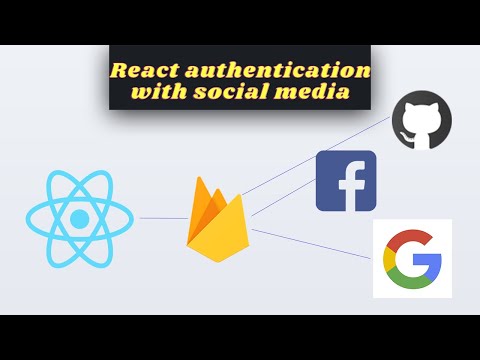React authentication with social media (Facebook, Github,Google)