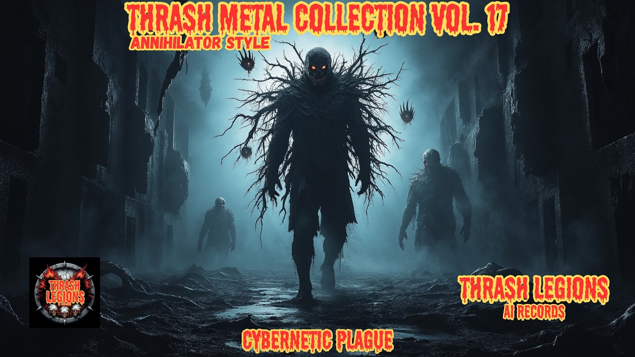 🔥4K Thrash Metal Collection Vol. 17 (Full Album)🔥 | Cybernetic