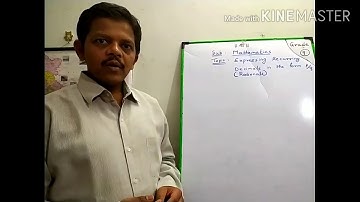 Grade 9 : Expressing Recurring Decimals in the form p/q