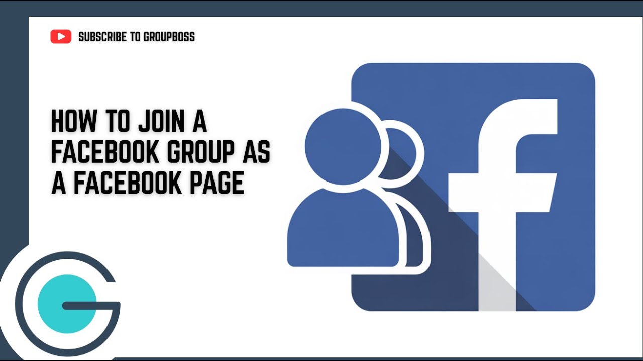 How to Join a Facebook Group as a Facebook Page