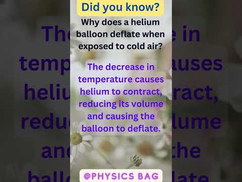 Video: Vai hēlija baloni izplūst aukstumā?