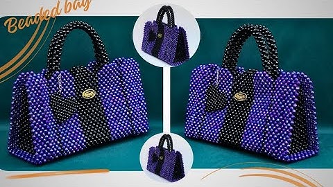 Join me,Let’s Create this ELEGANT designed BEADED BAG//DIY Beaded Bag//DIY Tutorial