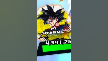 "INSANE 1v3 With ULTRA U.I Goku After His Plat! (Dragon Ball Legends) #dblegends #shorts #dbl #anime