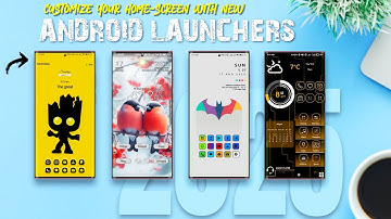 Top 5 NEW Futuristic Android Launchers You MUST Try in 2025 (3D + Animated)