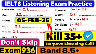 Ielts Listening Practice Test 2026 With Answers  Recent Exam  05022026