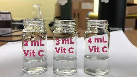 Iodine Clock - Vitamin C