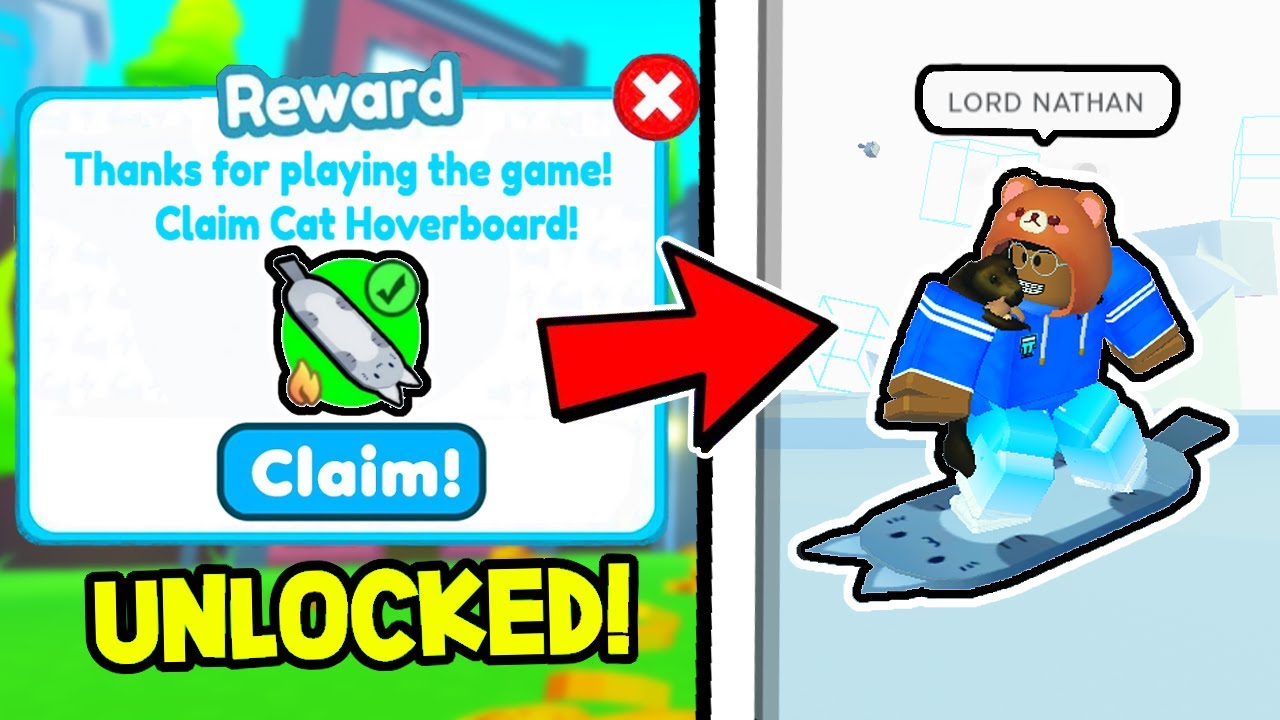 😳 Pet Simulator X Secret Code Gives FREE CAT HOVERBOARD (Roblox) 