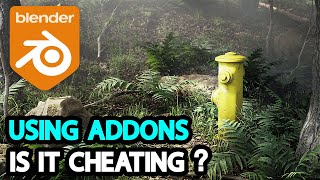 is Using addons & Buying 3D Models Cheating?