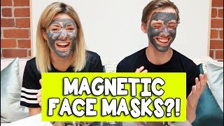 MAGNETIC FACE MASKS w/ JON COZART // Grace Helbig