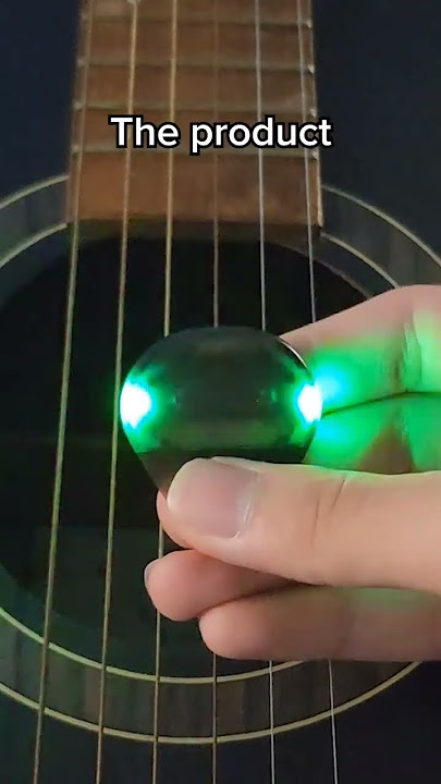 Guitarists need this glowing guitar pick