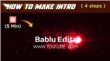 How to make intro in kinemaster || How to make text Animation reveal intro in Kinemaster