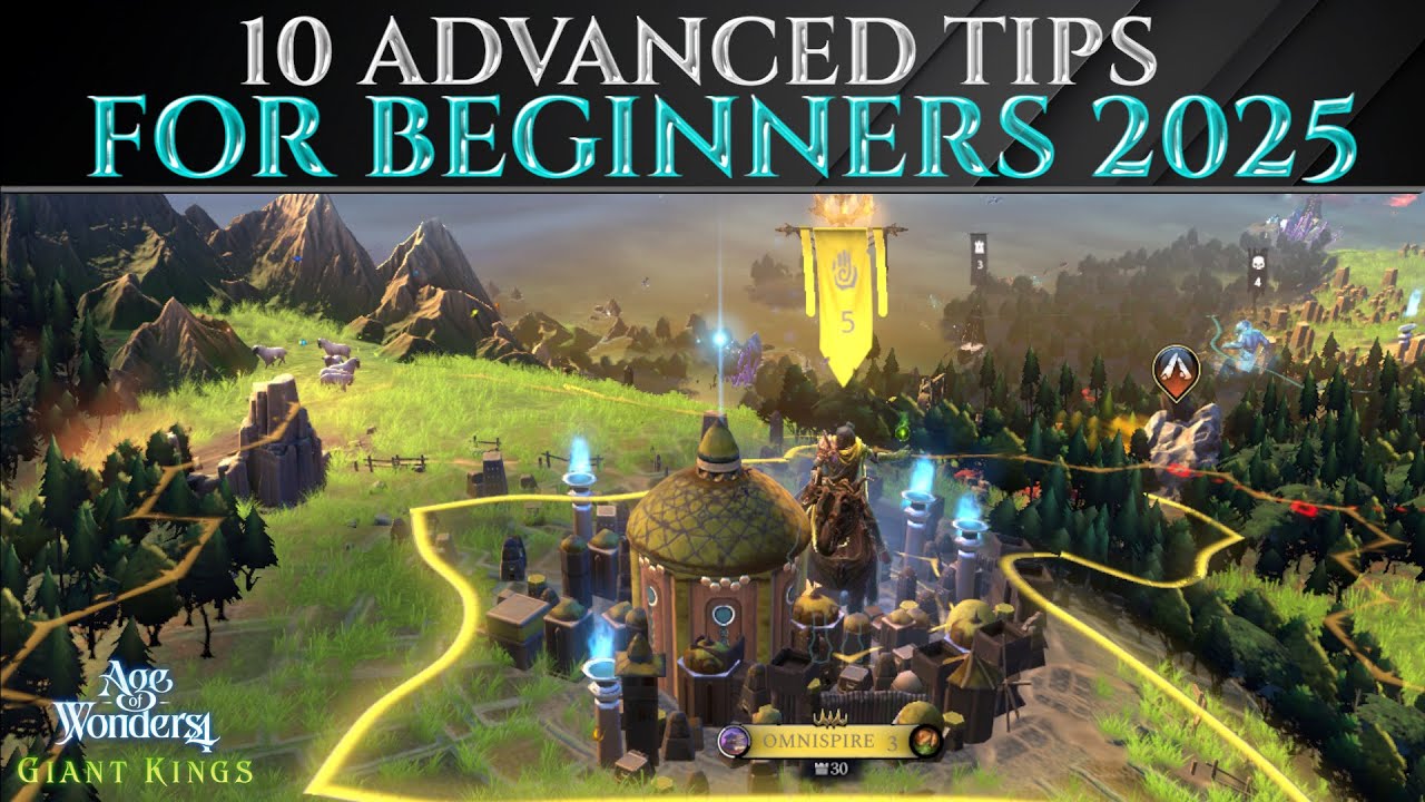 10 OP TIPS For A GOOD START - Age Of Wonders 4 Beginners Guide