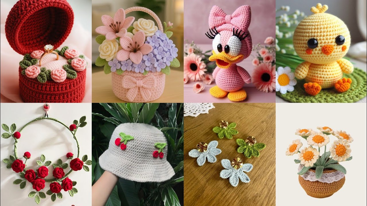 Stunning and Gorgeous New crochet handmade mix crochet iteams designs ideas