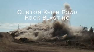 Video still for Rock Blasting at Clinton Keith Road Extension Project