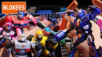 Transformers ONE BLOKEES Madness! Build & Play - Stop Motion Showcase and Review