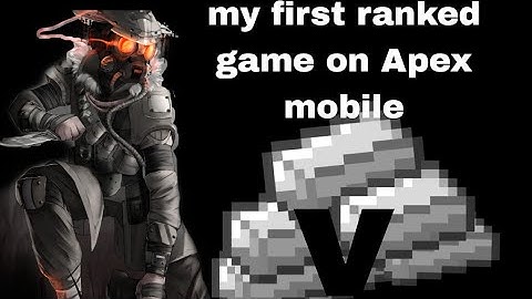 My first ranked game on Apex mobile