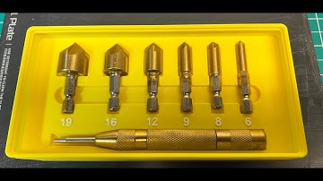 Bambu Lab X1C - Gridfinity 6-Piece Countersink Bit Holder